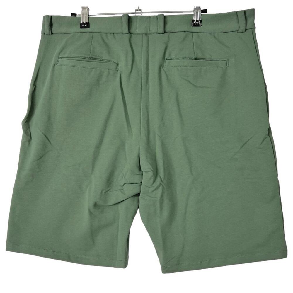 Swet Tailor Shorts The Everyday Chino Jersey Olive Pockets Stretch Golf 29 NEW - Picture 4 of 15